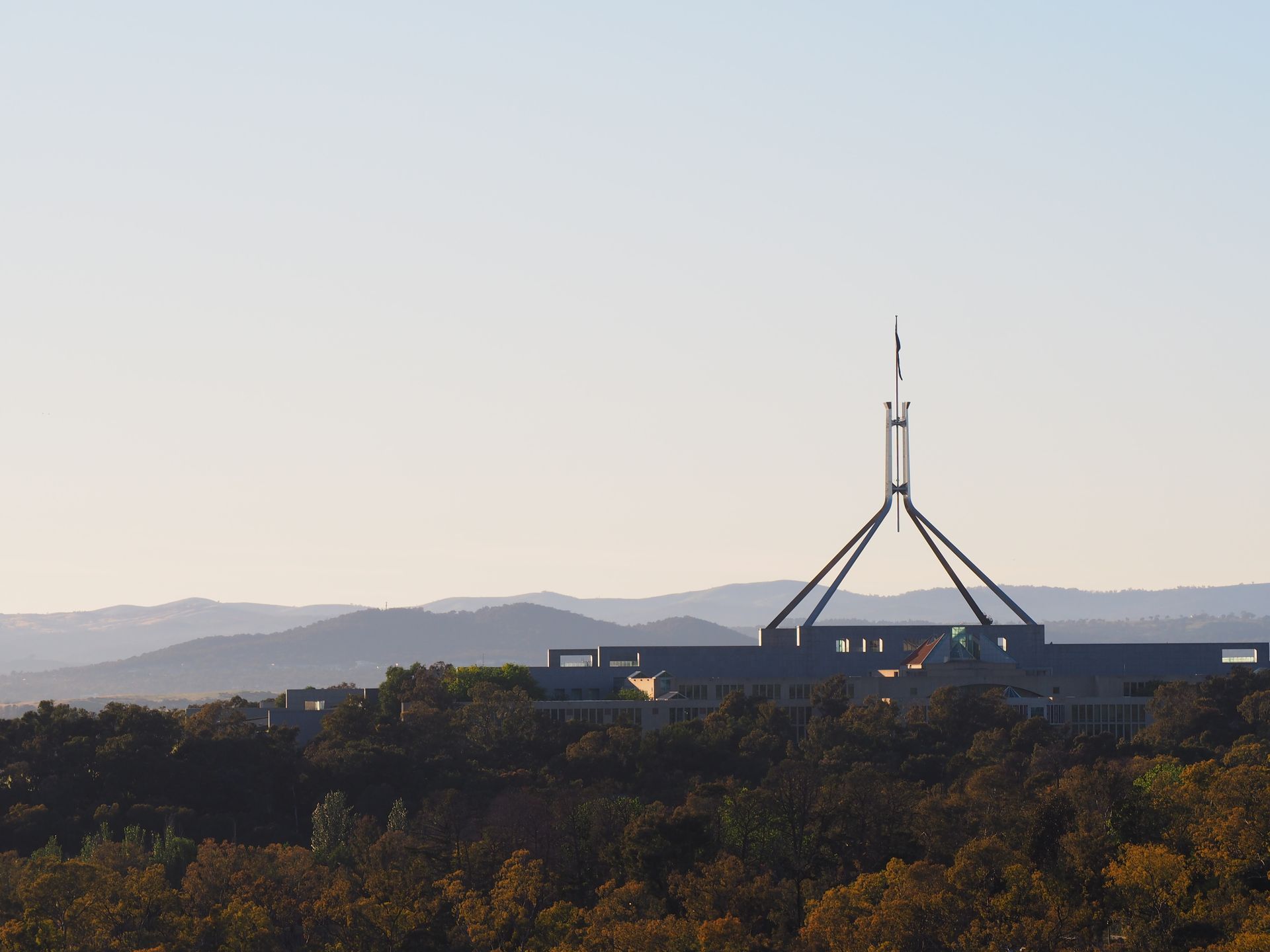 Parliament House in Canberra, which oversees Australian intelligence