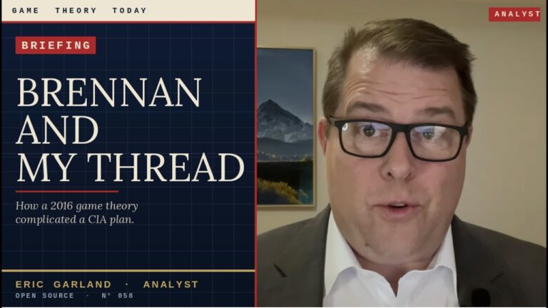 Deep Dive: The CIA and My 2016 Game Theory Thread