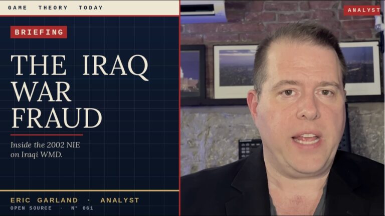 Deep Dive: The Iraq War Intelligence Fraud