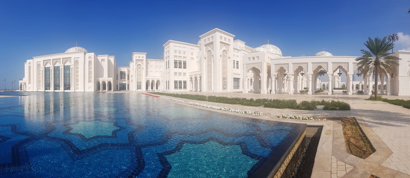 Qasr Al Watan, the presidential palace in Abu Dhabi, at the top of the Emirati intelligence chain of command