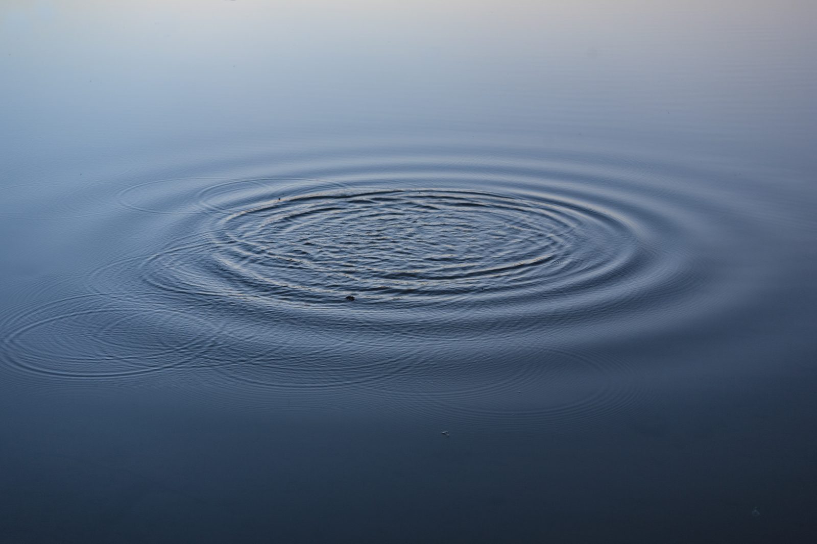 Concentric ripples spreading across dark water, like the rings of a Futures Wheel
