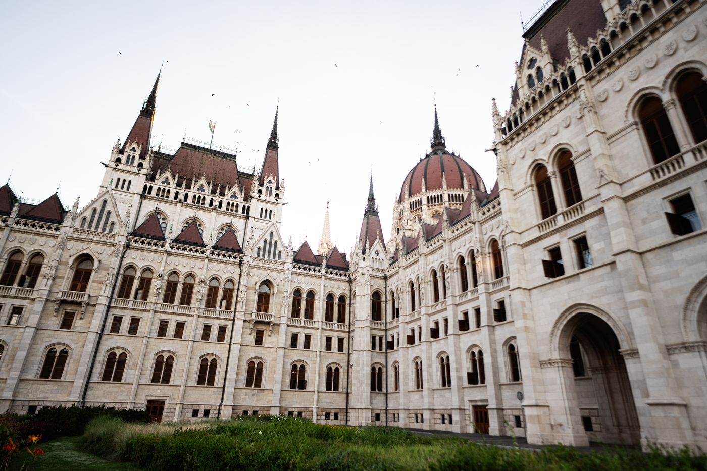 Architectural detail of the Hungarian Parliament, where the laws governing Hungarian intelligence are made