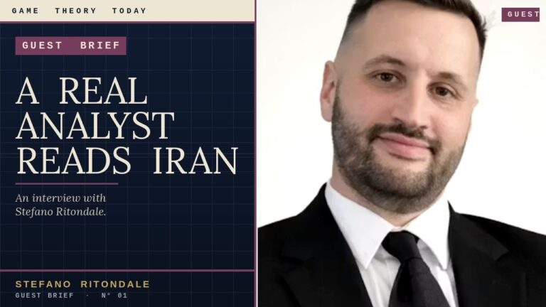 Intelligence Analyst Stefano Ritondale on the Iran War