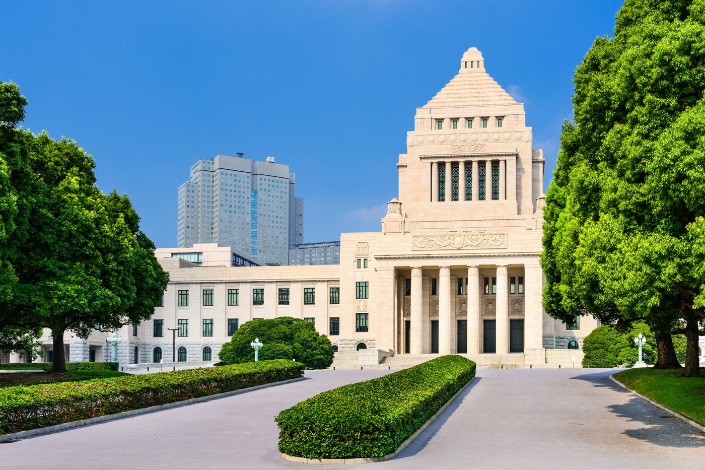 The National Diet Building in Tokyo, where Japan passed its 2026 intelligence reform