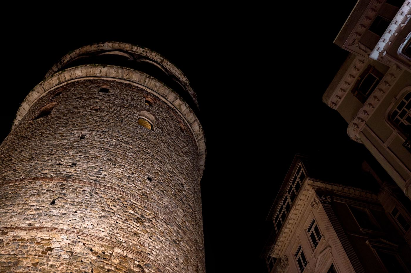 Istanbul at night, where the journalist Jamal Khashoggi was killed inside the Saudi consulate in 2018
