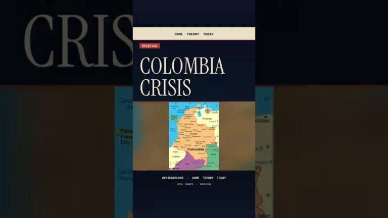 Colombia's Constitutional Crisis: Why Petro Won't Hand Over Power — Game Theory Today short by Eric Garland