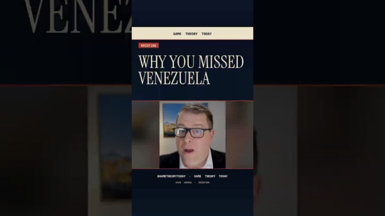 Why Big News in Venezuela Didn't Make It to Your Computer Screen — Game Theory Today short by Eric Garland