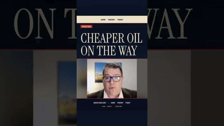 Cheaper Oil on the Way - What the Iran Switzerland Talks Really Mean — Game Theory Today short by Eric Garland