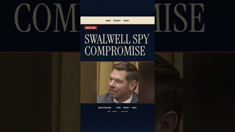Congressman Swalwell Spy Compromise — Game Theory Today short by Eric Garland