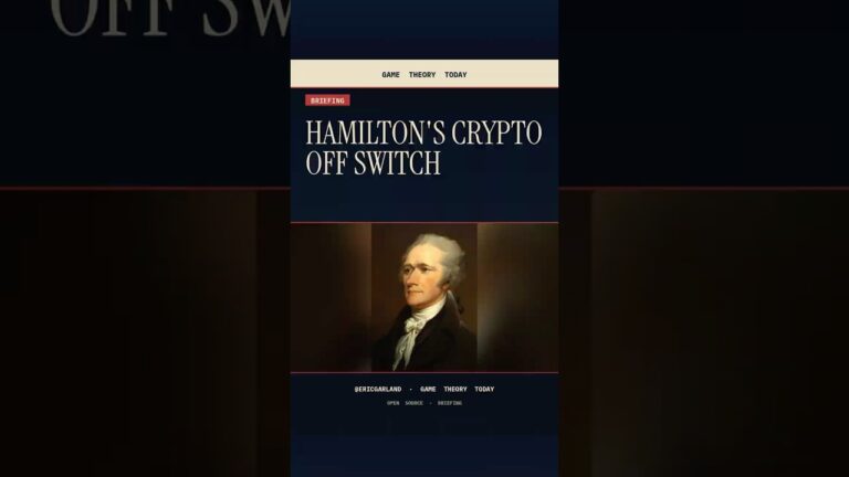 Hamilton's Crypto Off Switch — Game Theory Today short by Eric Garland