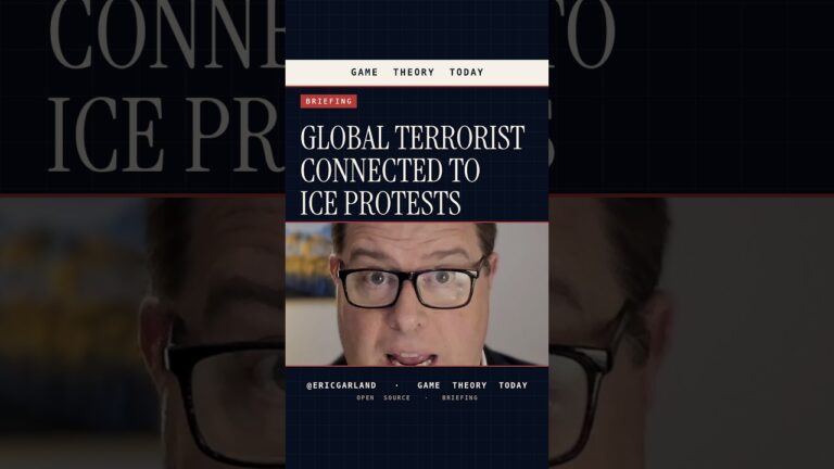 Global Terrorists Connected to ICE Protests — Game Theory Today short by Eric Garland