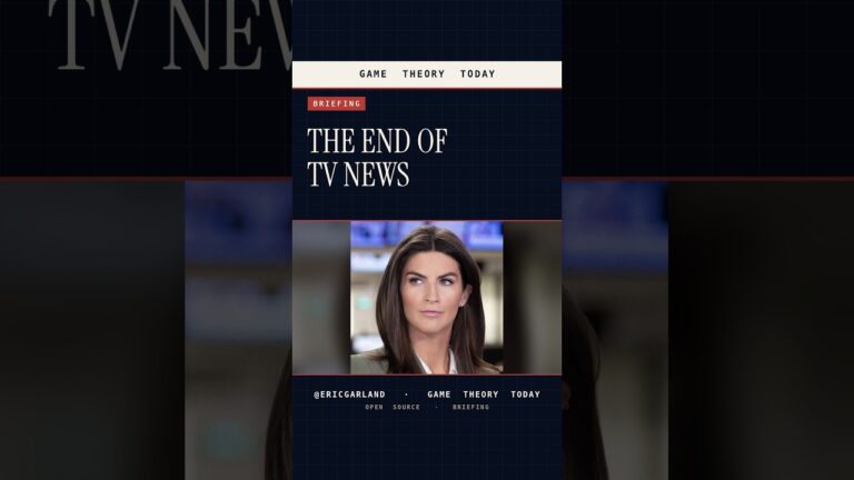 Is This the End of TV News? — Game Theory Today short by Eric Garland