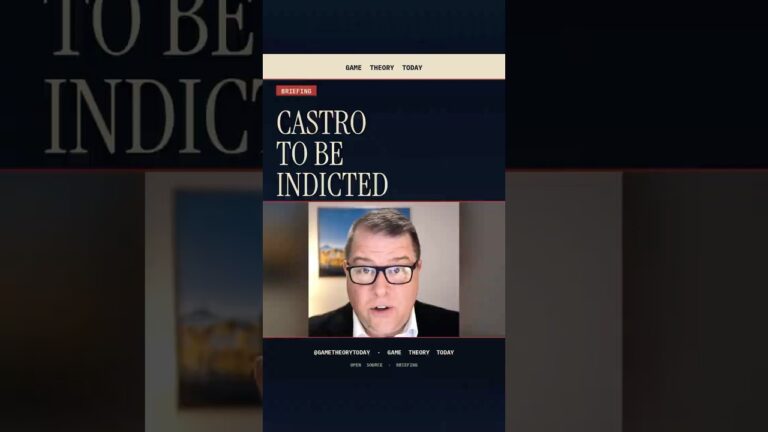Castro to Be Indicted — Game Theory Today short by Eric Garland