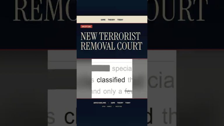 A Secret Court Slept for 30 Years. It Just Woke Up. — Game Theory Today short by Eric Garland