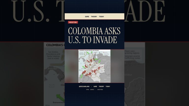 Why Colombia Just Asked the U.S. Military to Invade — Game Theory Today short by Eric Garland