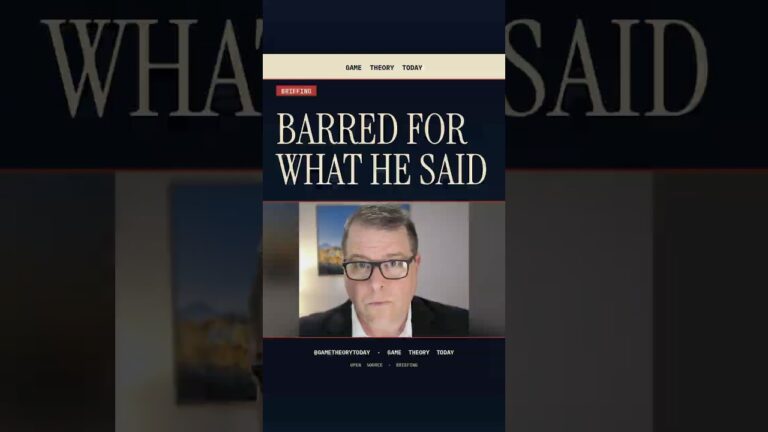 Hasan Piker and Cenk Uygur Barred from the UK for Free Speech — Game Theory Today short by Eric Garland
