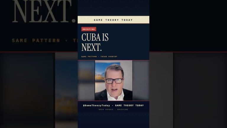 25 US Spy Flights Off Cuba: Same Pattern as Venezuela and Iran — Game Theory Today short by Eric Garland