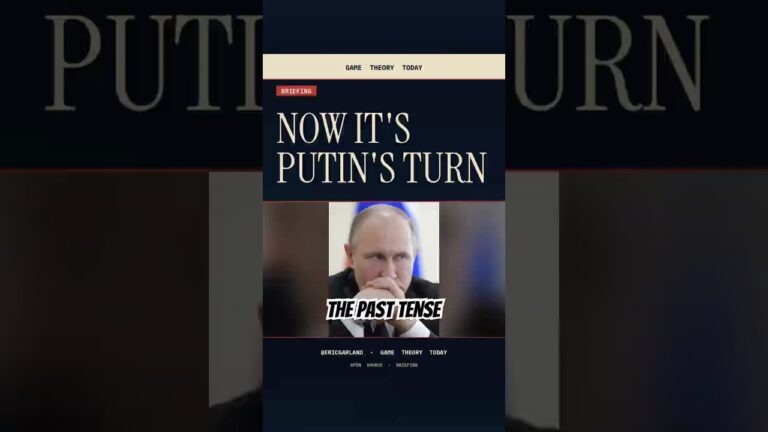Now It's Putin's Turn — The Russia Sanctions Are Snapping Back — Game Theory Today short by Eric Garland
