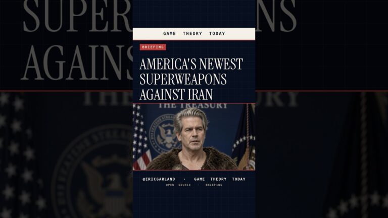 America's Newest Superweapons Against Iran — Game Theory Today short by Eric Garland