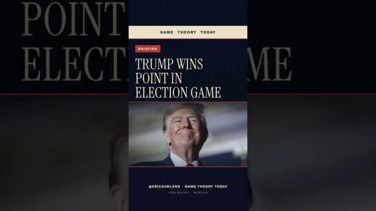 New Jersey's Voter Roll Error Is a Point for Trump — Game Theory Today short by Eric Garland