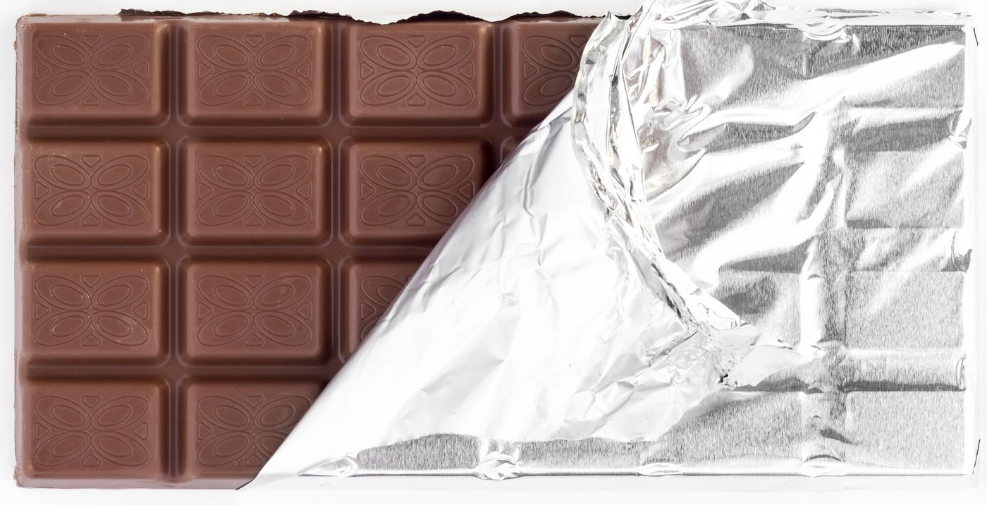 An unwrapped chocolate bar, the book example for STEEP analysis in systems mapping