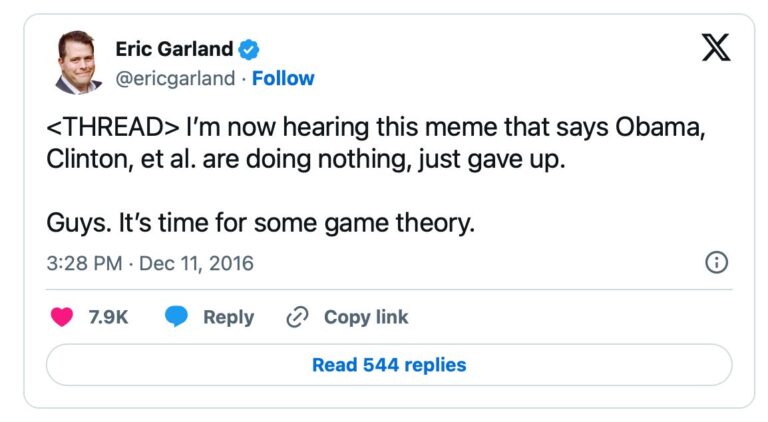 The 2016 Game Theory Thread