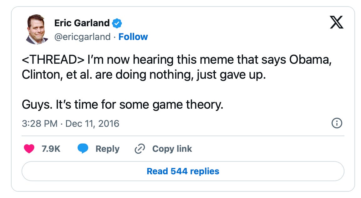 The 2016 Game Theory Thread