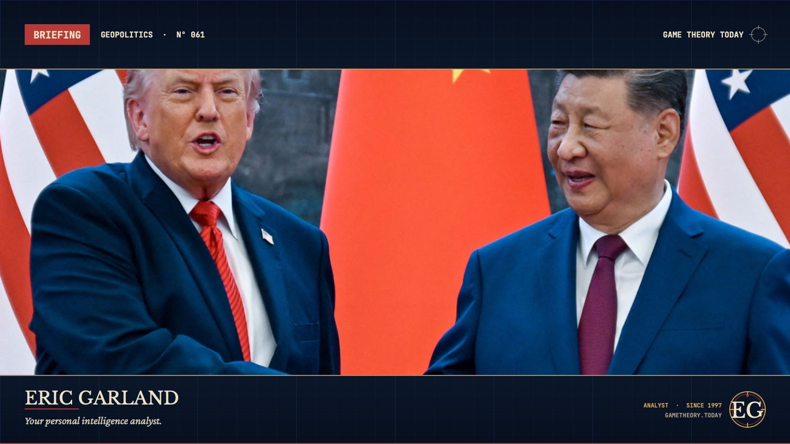 Trump Did Not Walk Into Beijing Weak