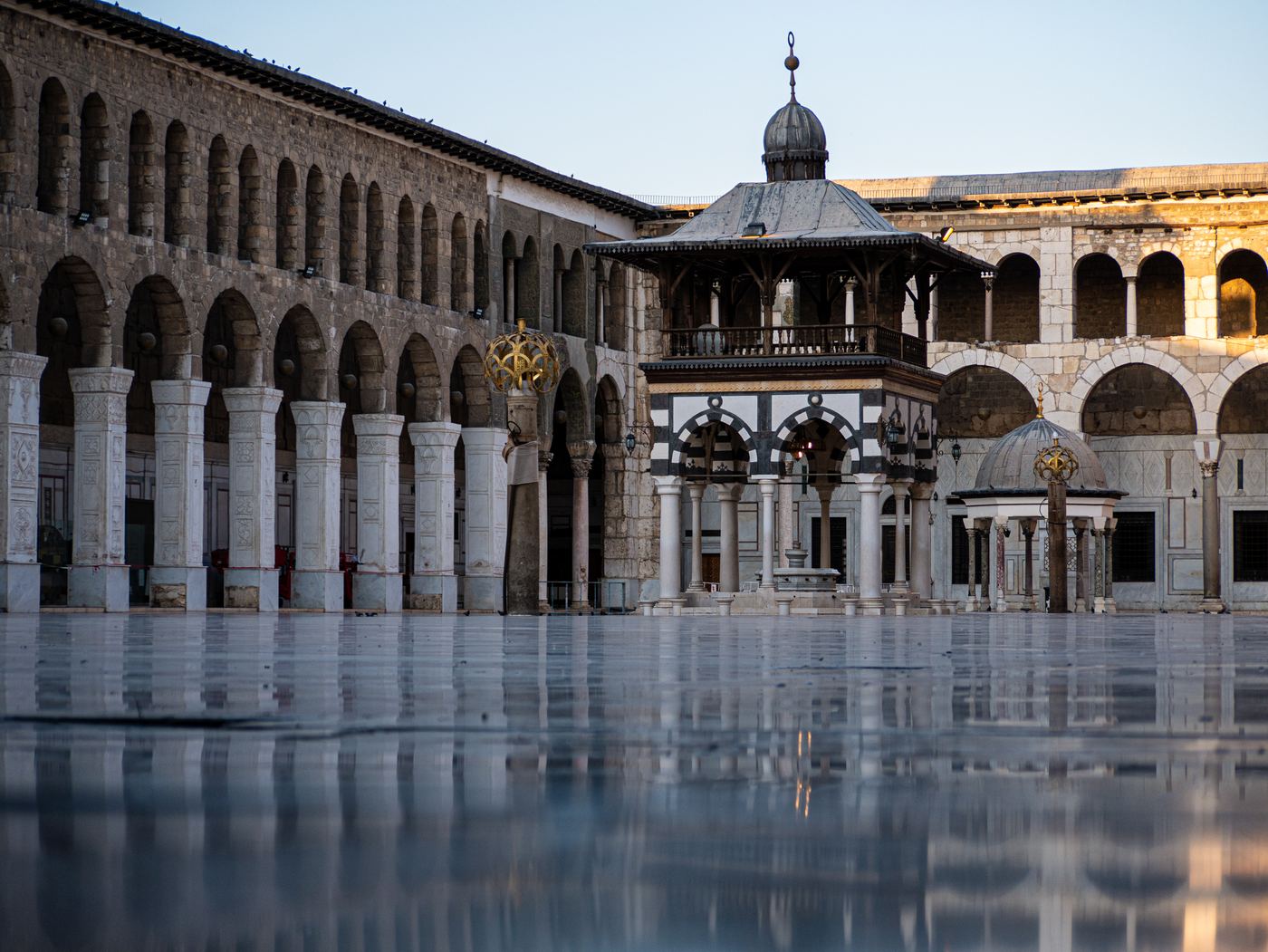 The Umayyad Mosque in Damascus, where Turkish intelligence has played a central role since Assad’s fall